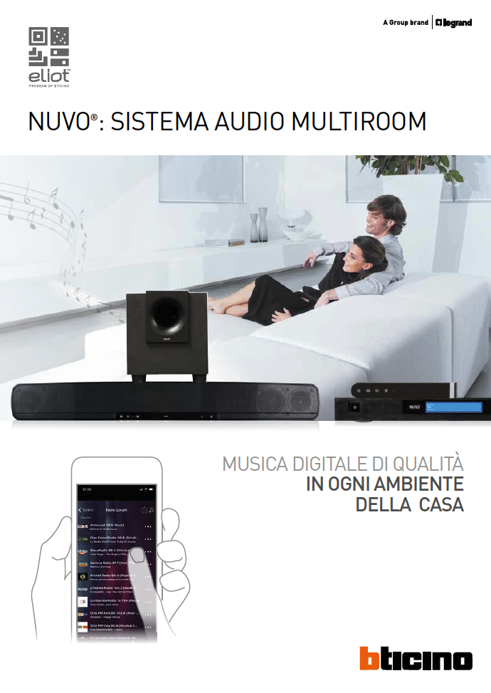 Nuvo Sistema Audio Digitale Multiroom