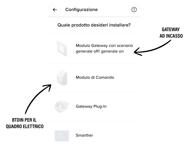 2. SELEZIONA IL TUO GATEWAY