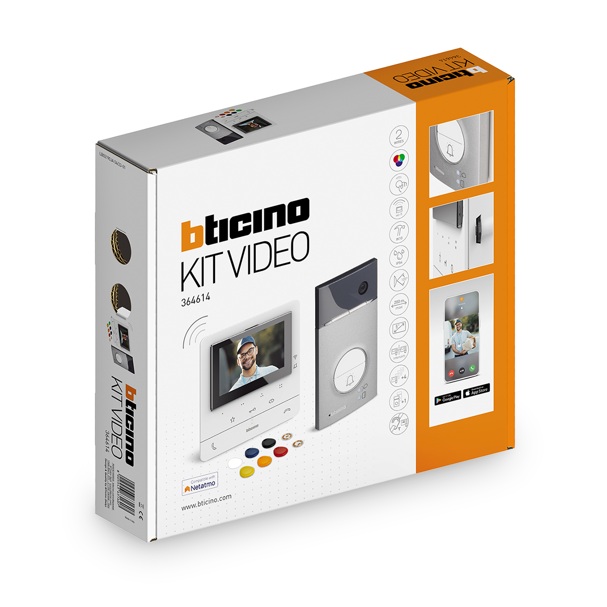 Smartwares Video citofono Senza fili (radio) Kit completo Casa  Monofamiliare Grigio, Argento