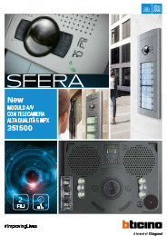 Catalogo pulsantiere Sfera