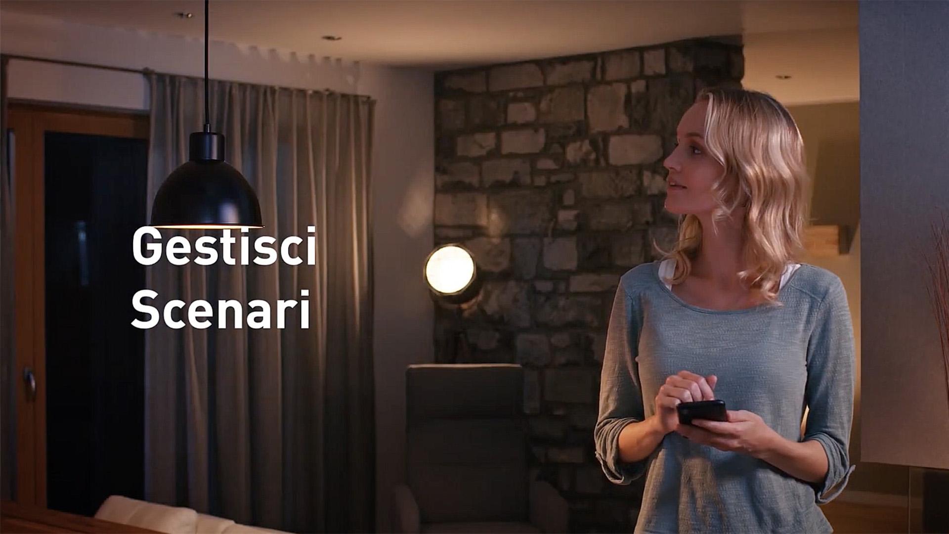 Gestione scenari con Livinglight smart