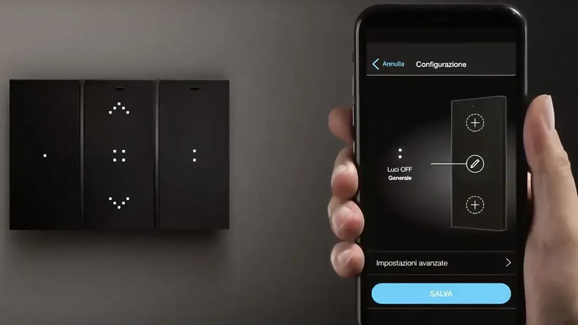 Personalizzazione dei comandi digitali sull'app Digitals Control 
