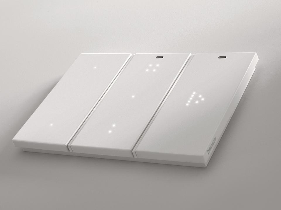 comando digitale touch Livingnow, bianco