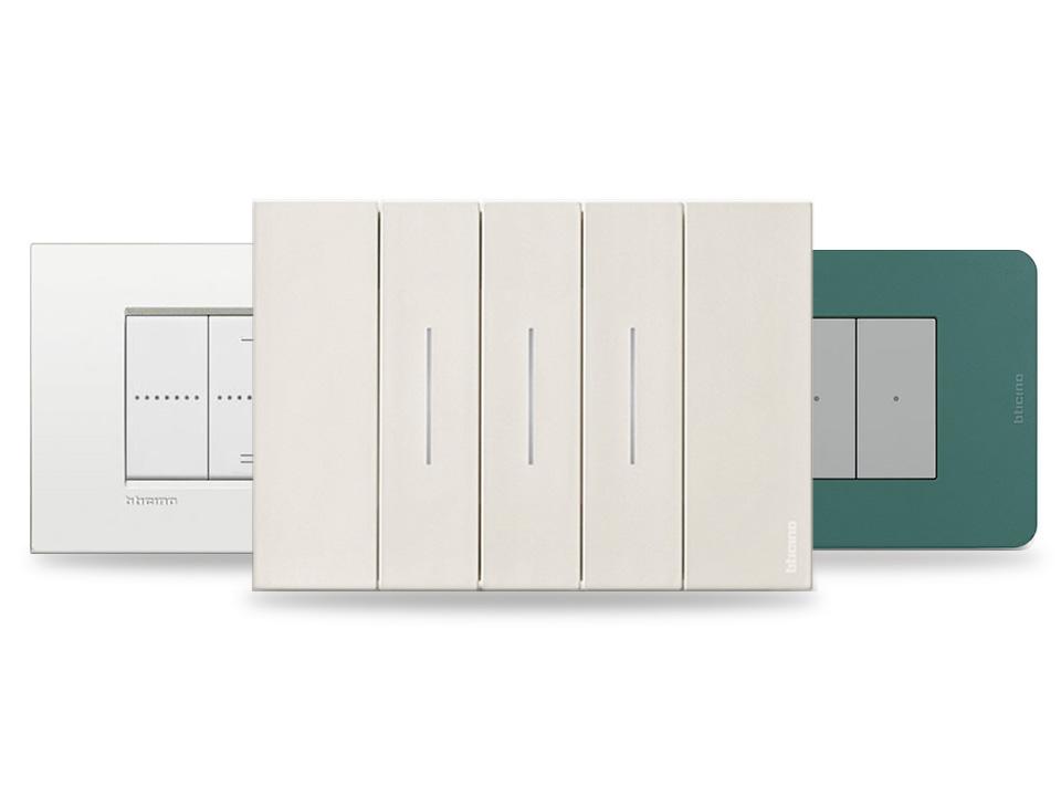 Placche Living Now, MatixGO e Livinglight con luci connesse
