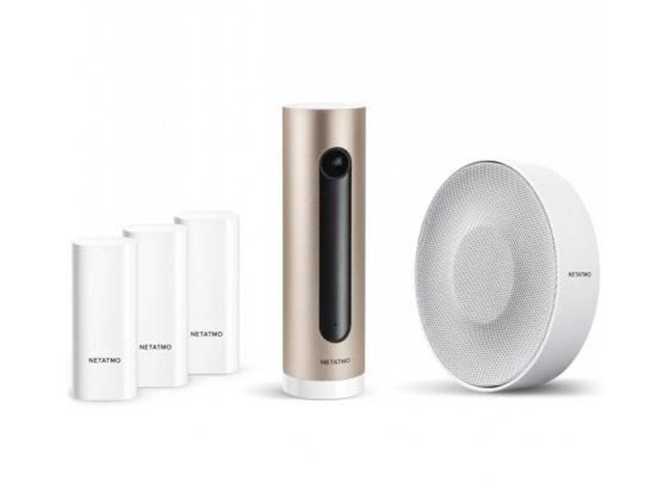 Sensori di apertura finestre, telecamera interna e sirena d'allarme Netatmo