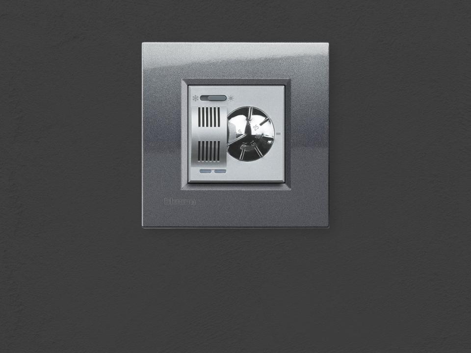 Termostato tradizionale ambiente, finitura Livinglight