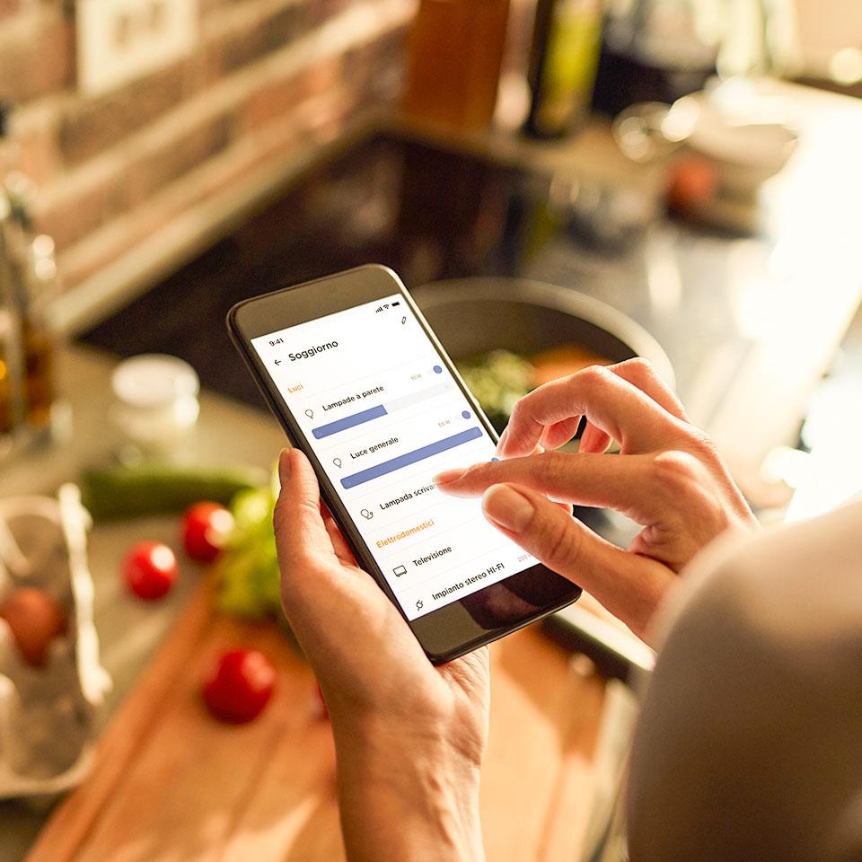 Gestione con l'app Home + Control