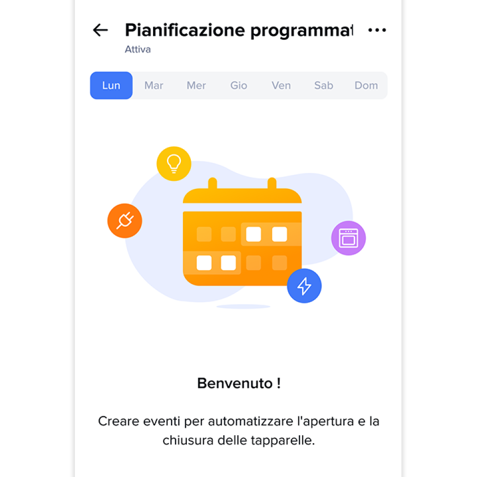 Programma il funzionamento degli elettrodomestici