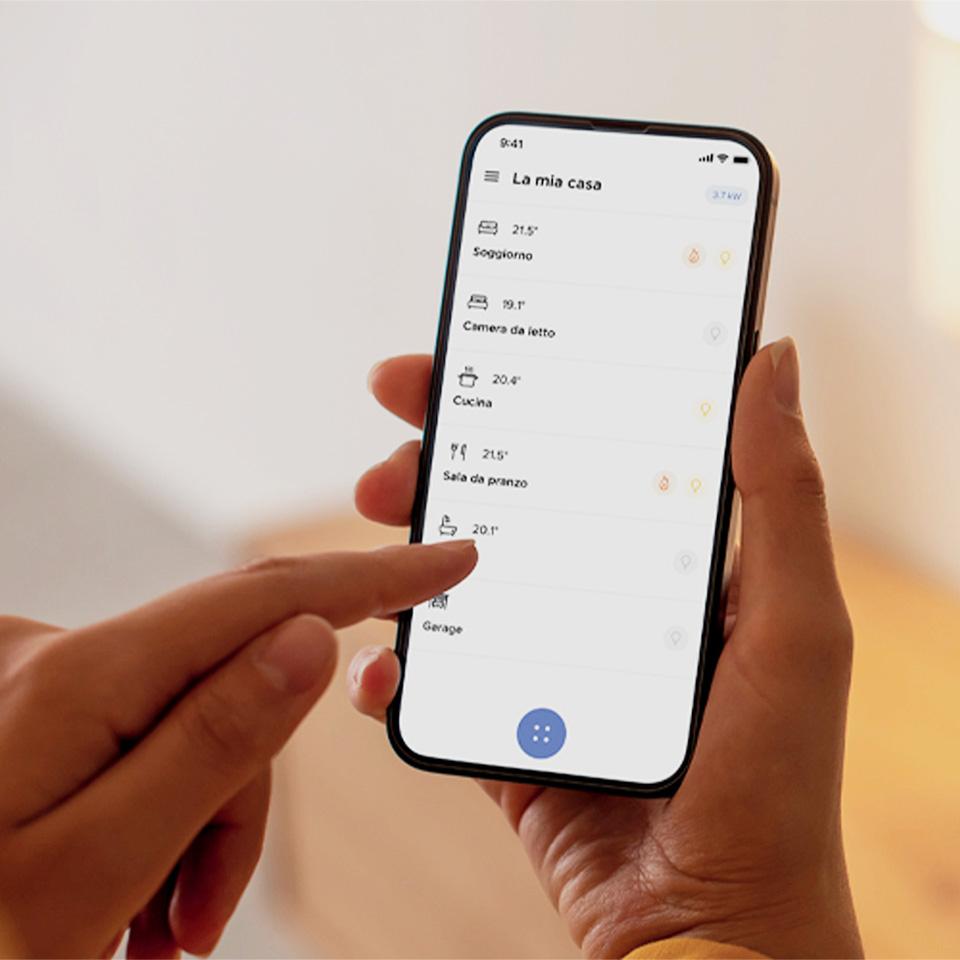 Controllo vocale o tramite app