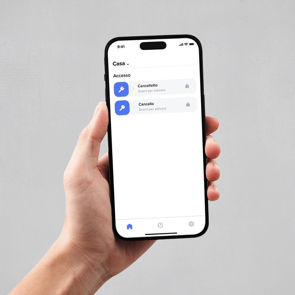 Apertura cancello con app