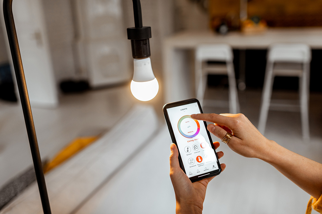 La tecnologia led permette la gestione smart dell'illuminazione e